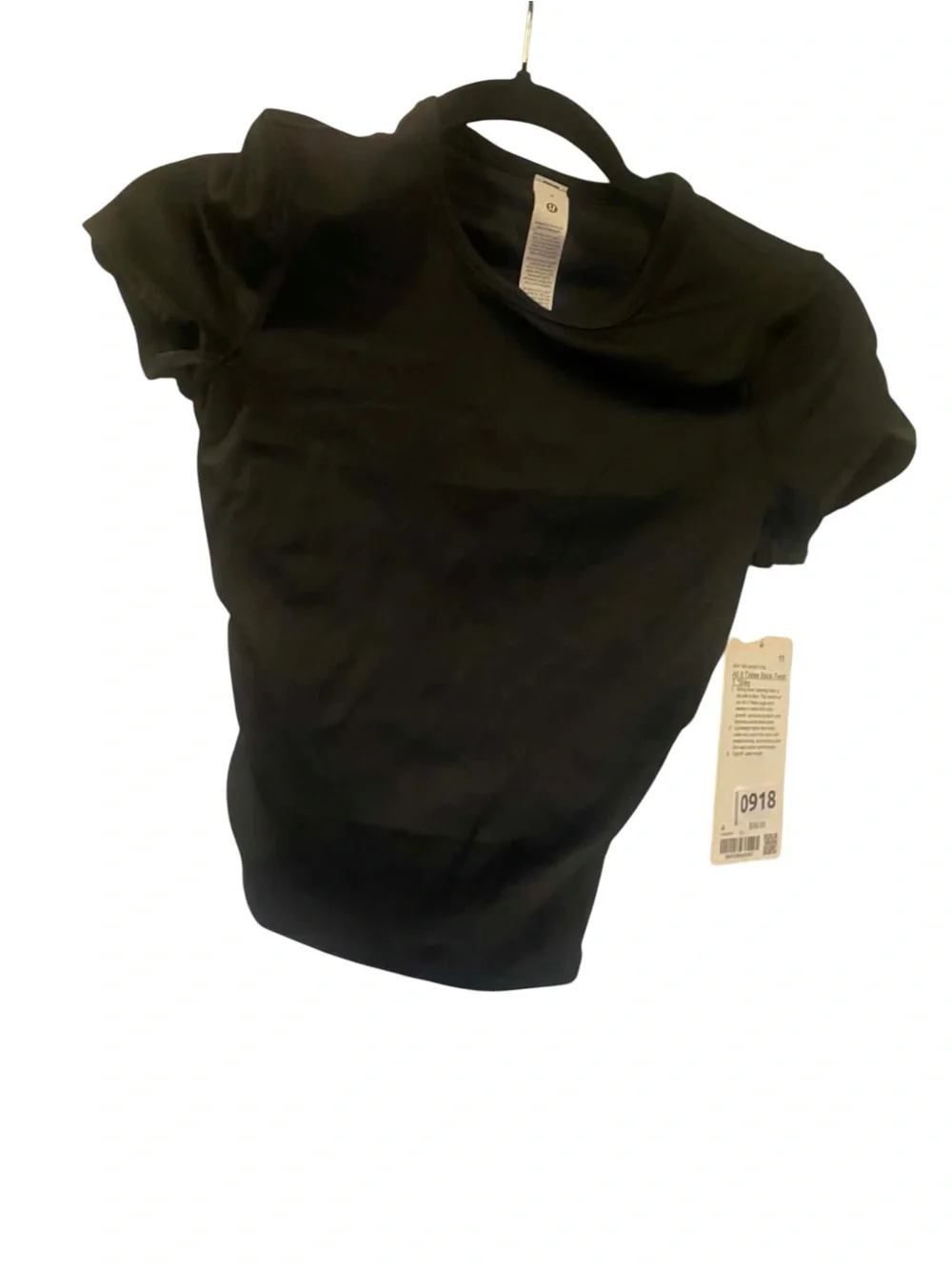 NWT Lululemon All It Takes Back-Twist Silky BLACK Size 4